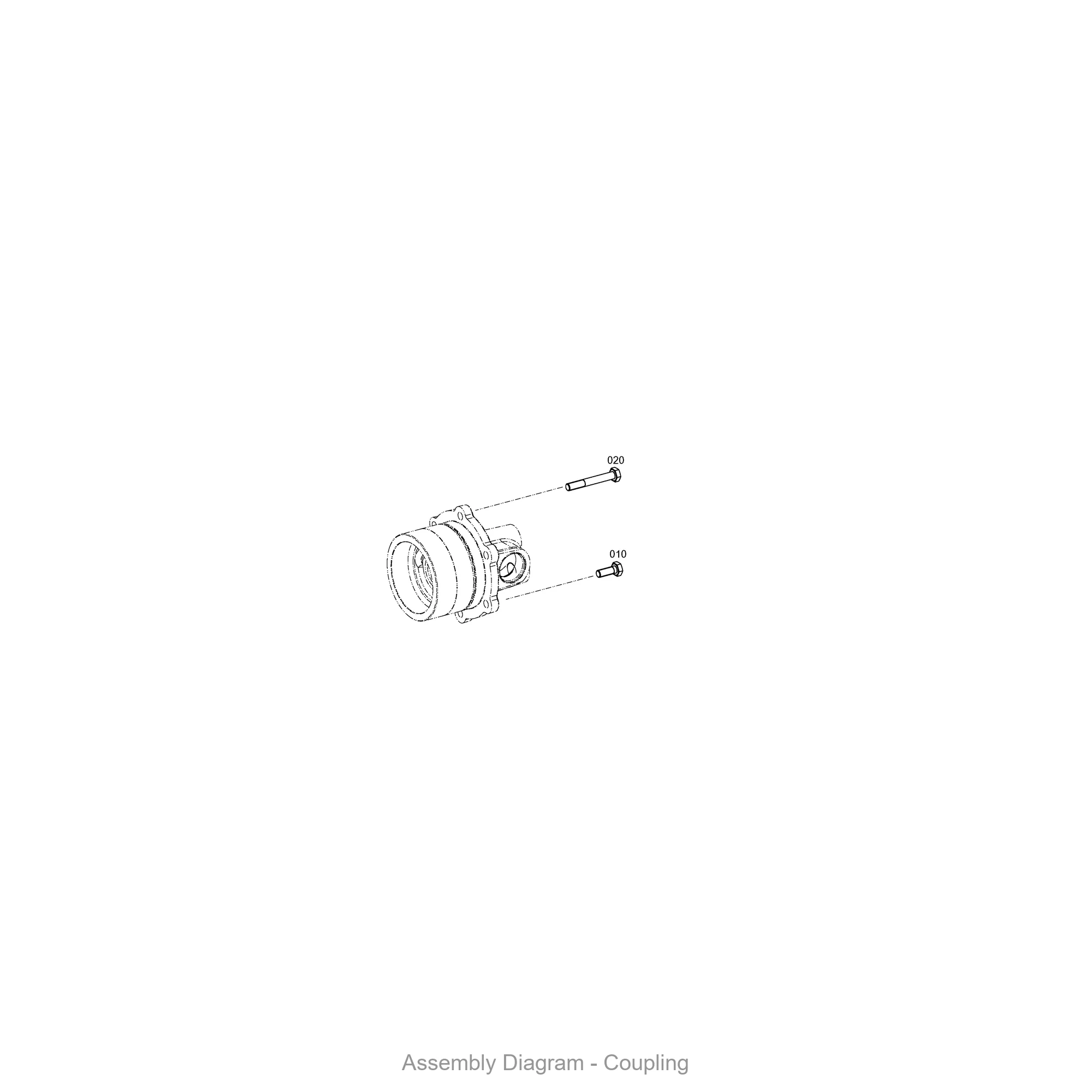 ZF 4646.151.486 COUPLING 鈥?WG 250/WG 260/WG 310 Series