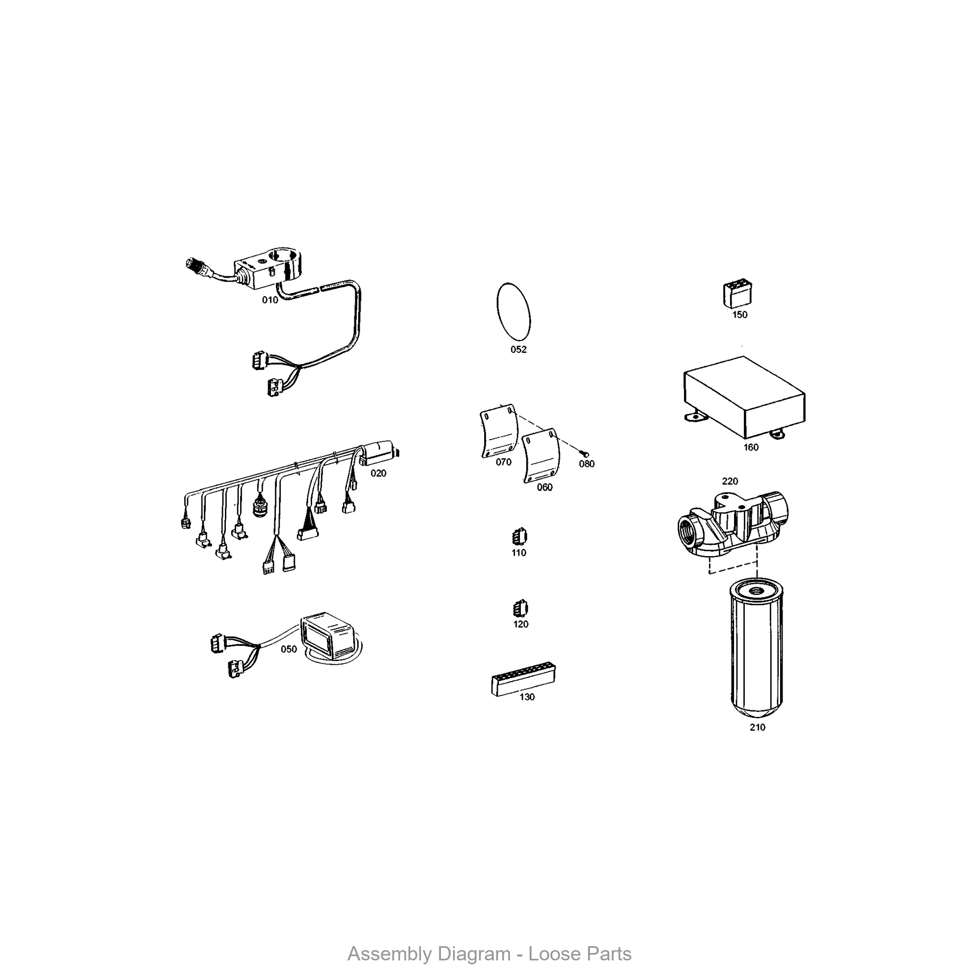 ZF 4646.199.122 LOOSE PARTS for WG310