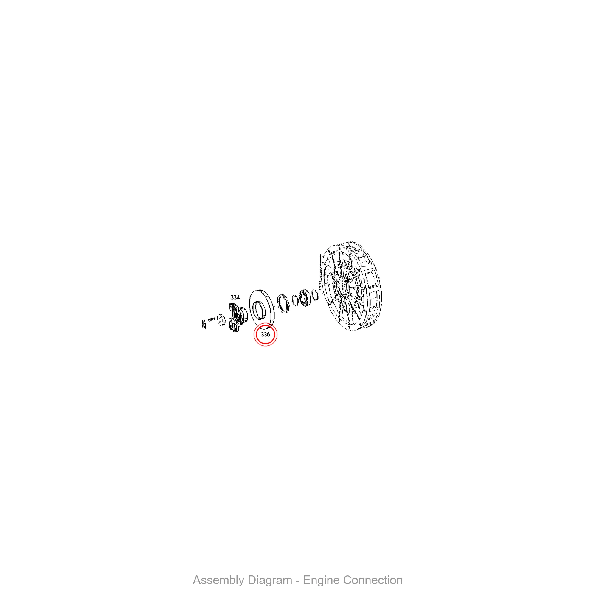 ZF 4646.302.111 PROTECTIVE SHEET - Transmission Assembly Exploded View Diagram