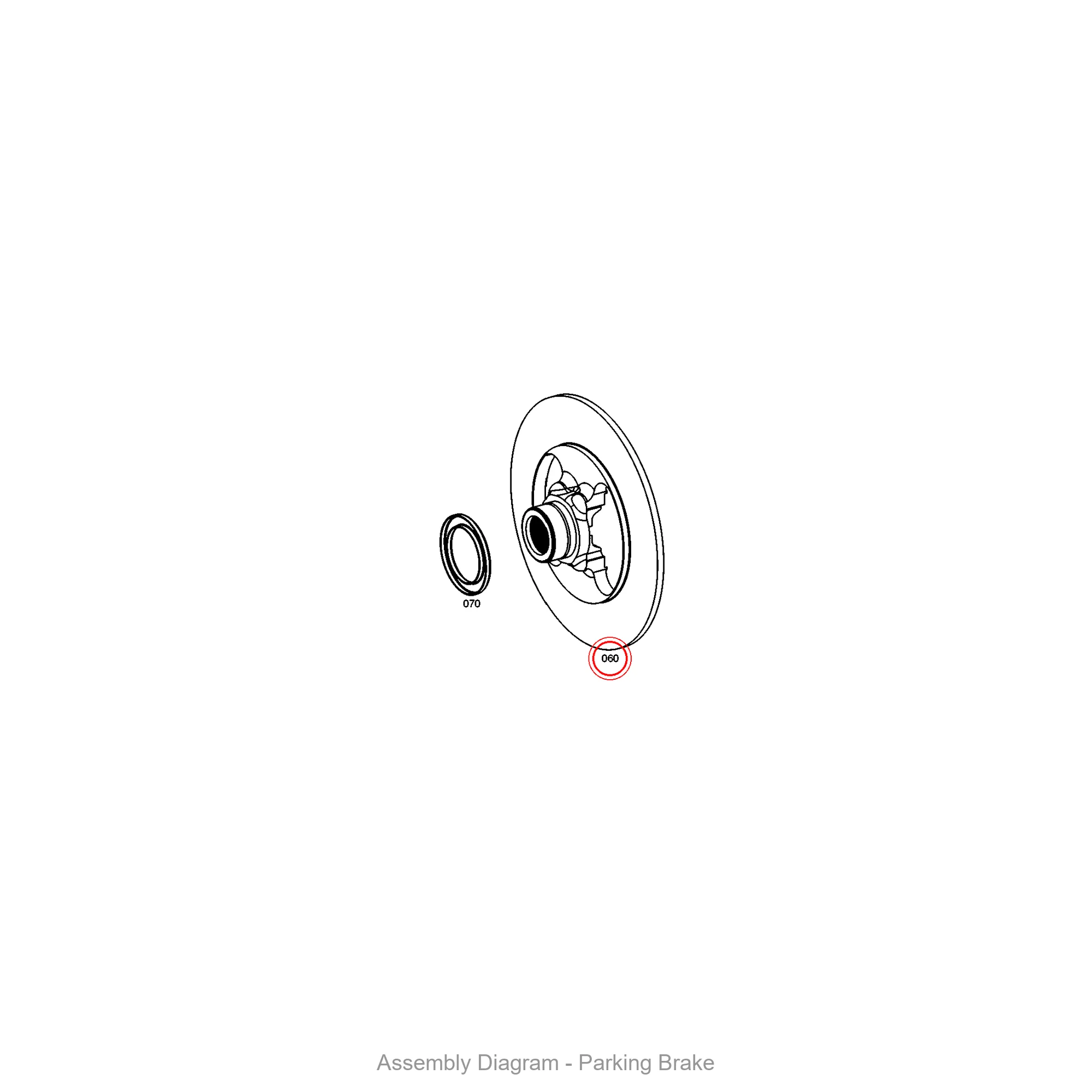 ZF 4646.309.040 OUTPUT FLANGE - Transmission Assembly Exploded View Diagram
