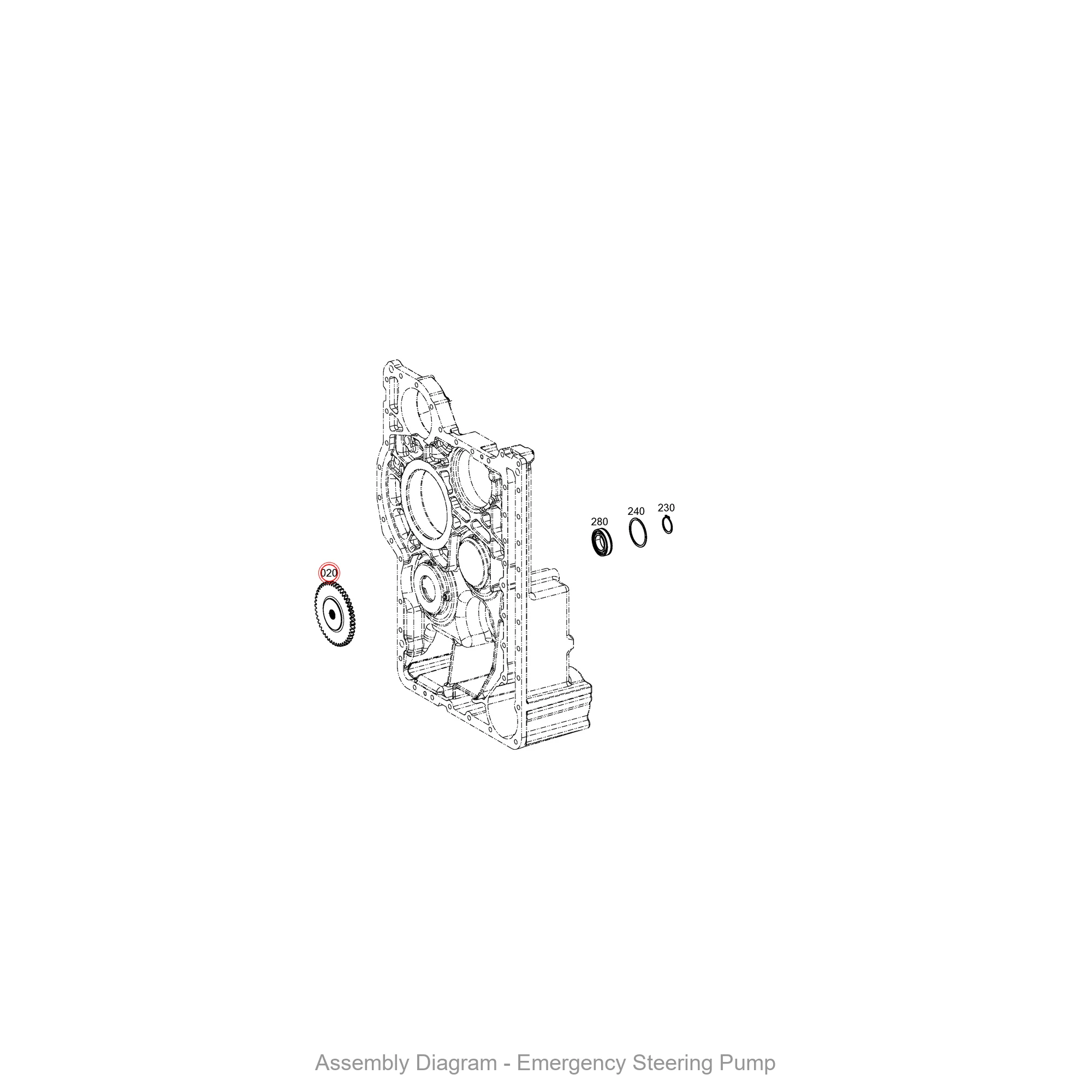 ZF 4646.337.027 GEAR - Transmission Assembly Exploded View Diagram