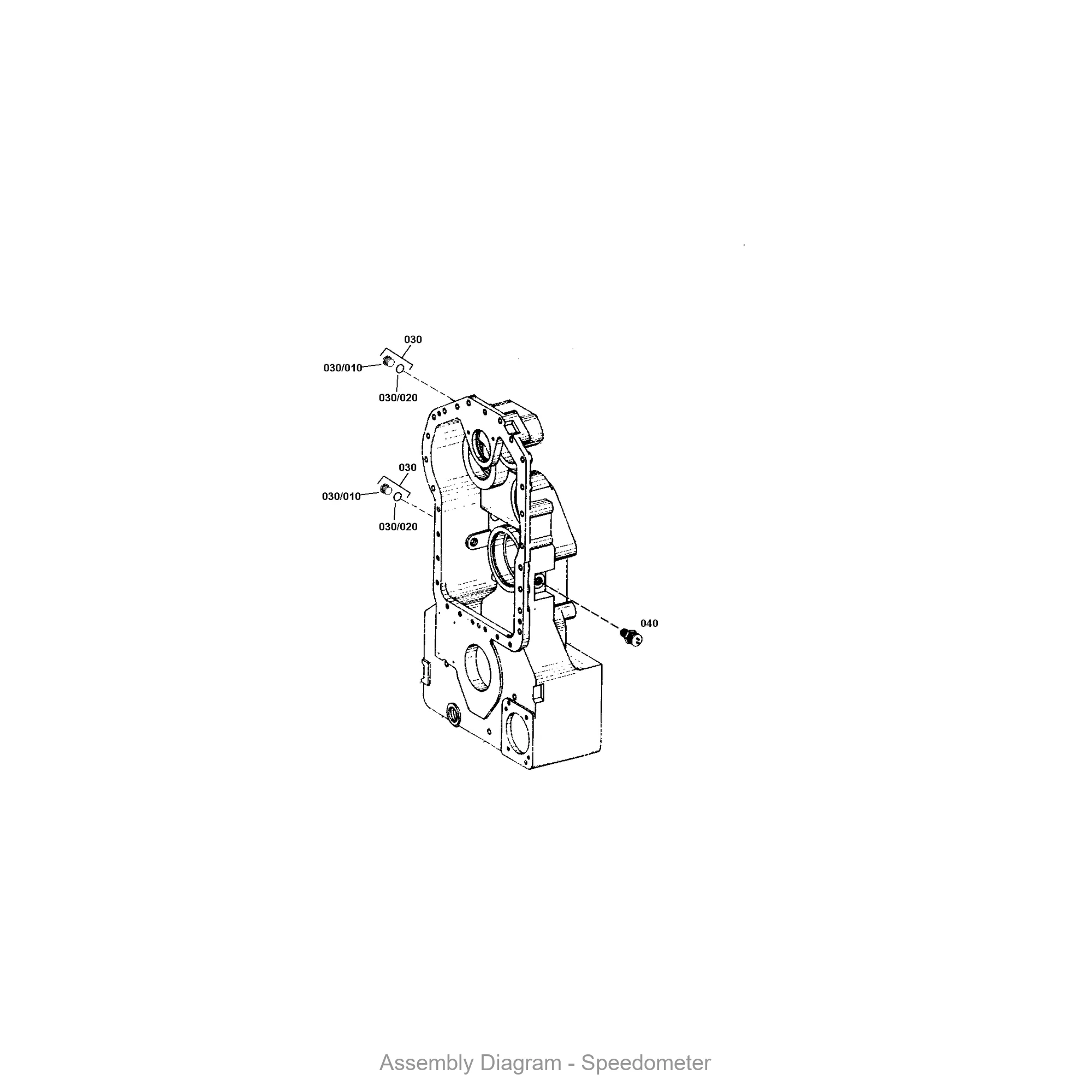 ZF 4651.107.001 SPEEDOMETER for WG100 | OEM Genuine Part - Genuine ZF Part