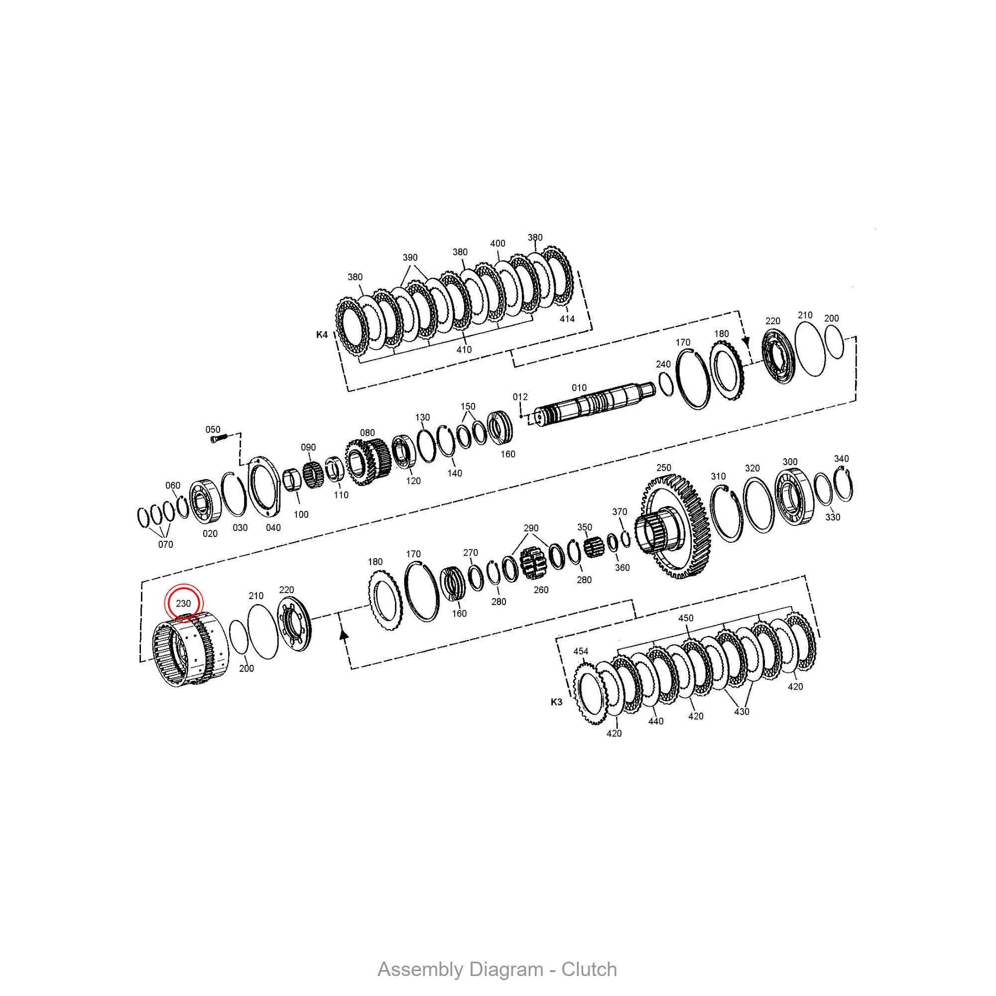 ZF 4651.251.014 for WG100 | OEM Genuine Part - Genuine ZF Part