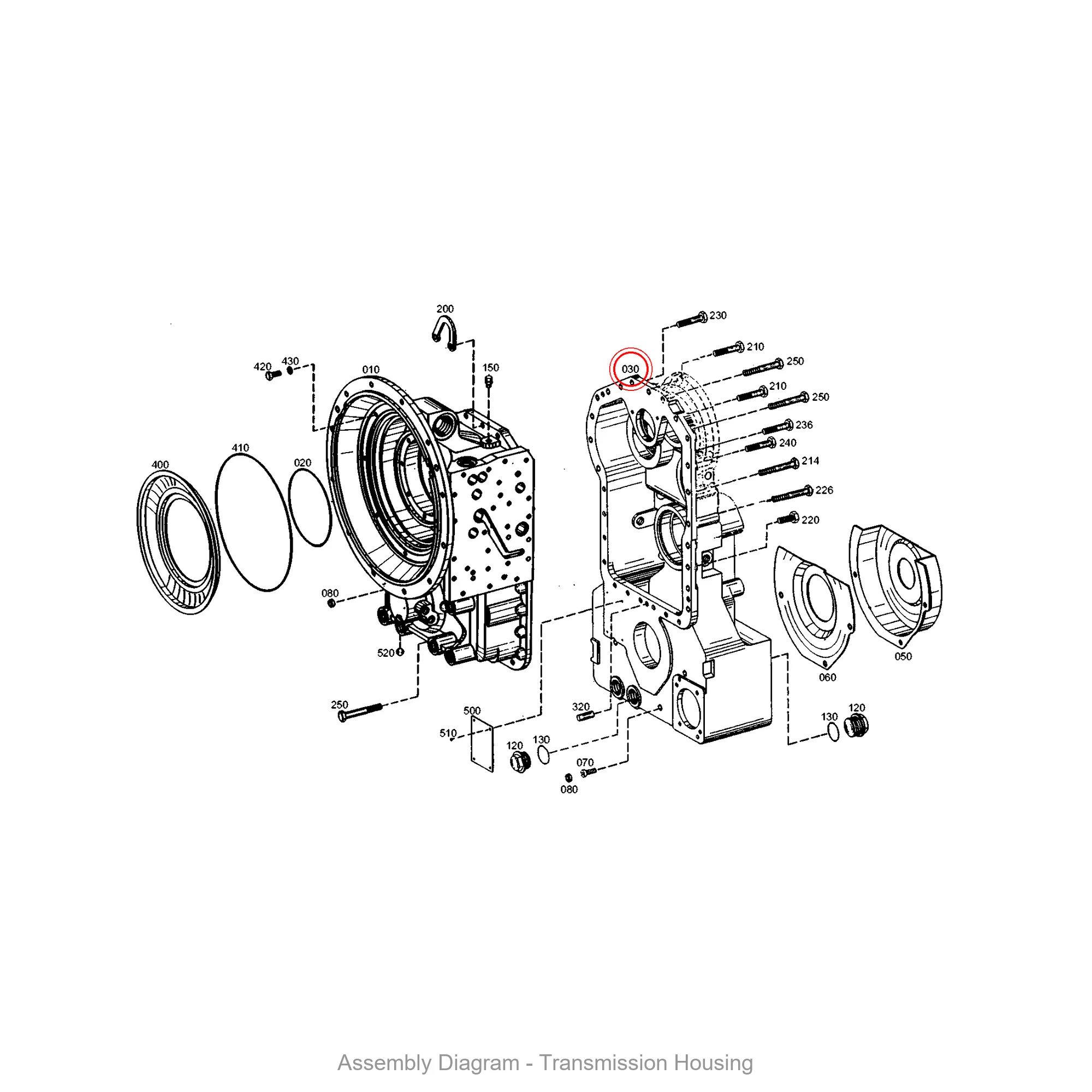 ZF 4651.301.008 TRANSMISSION HOUSING image for RFQ review