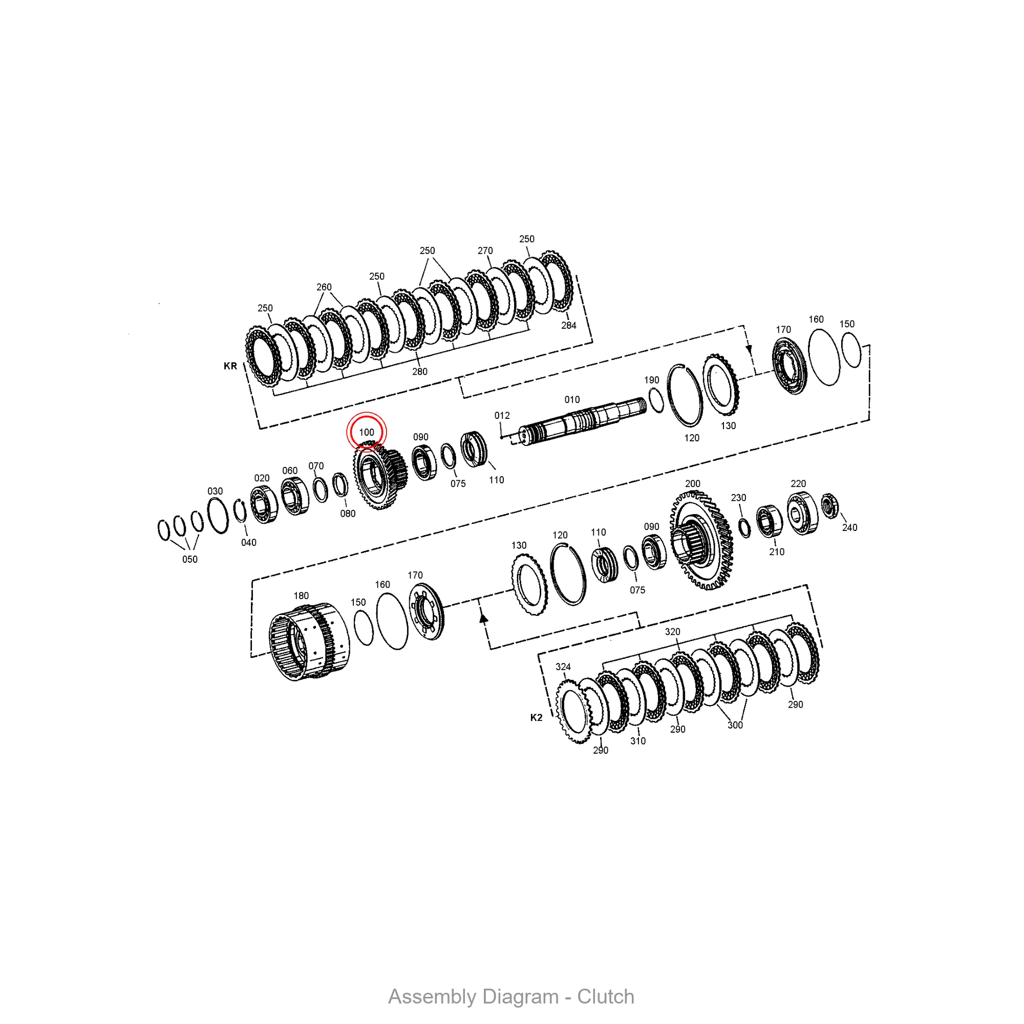 ZF 4651.352.002 SPUR GEAR for WG100 | OEM Genuine Part - Genuine ZF Part