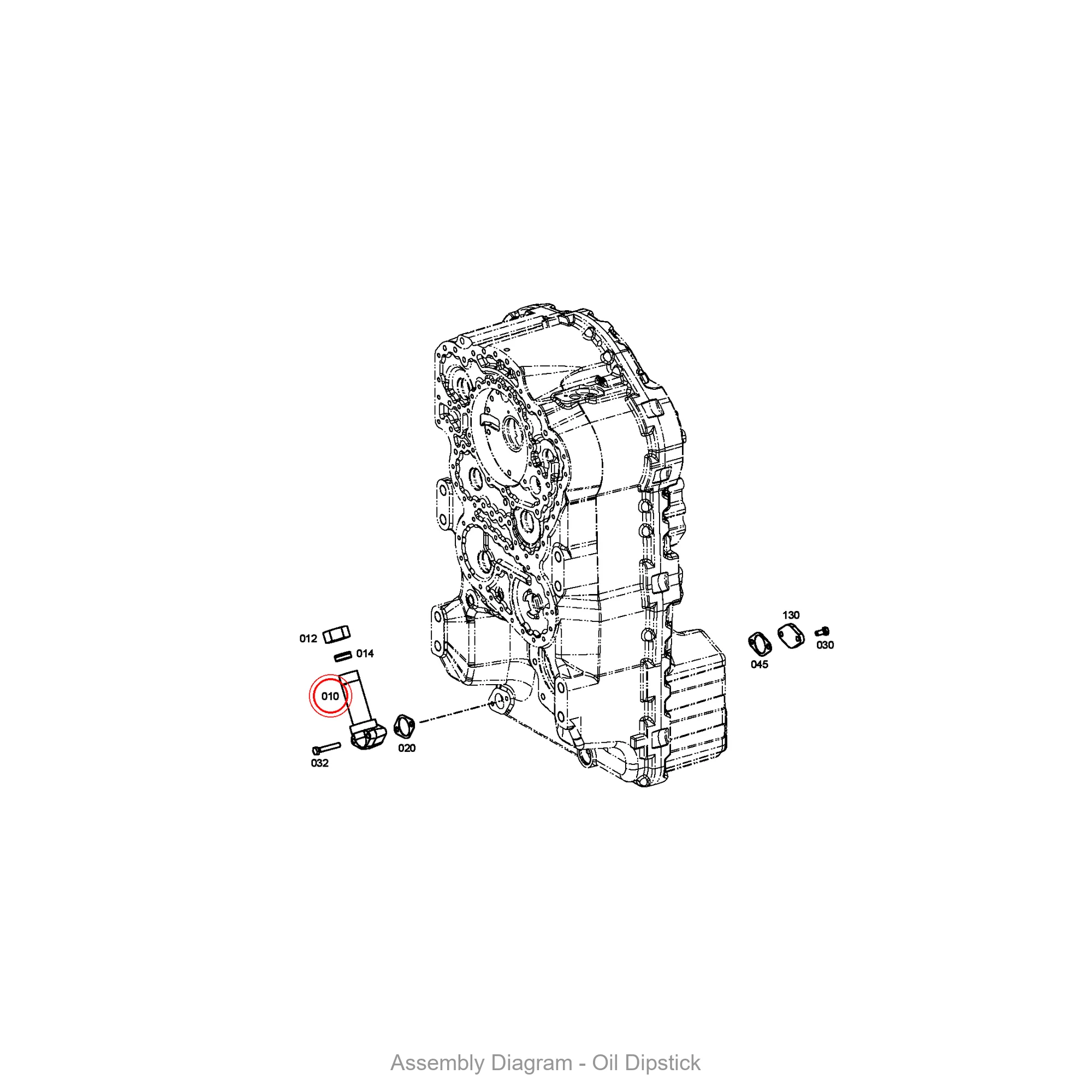ZF 4656.231.006 FILLER NOZZLE - Transmission Assembly Exploded View Diagram