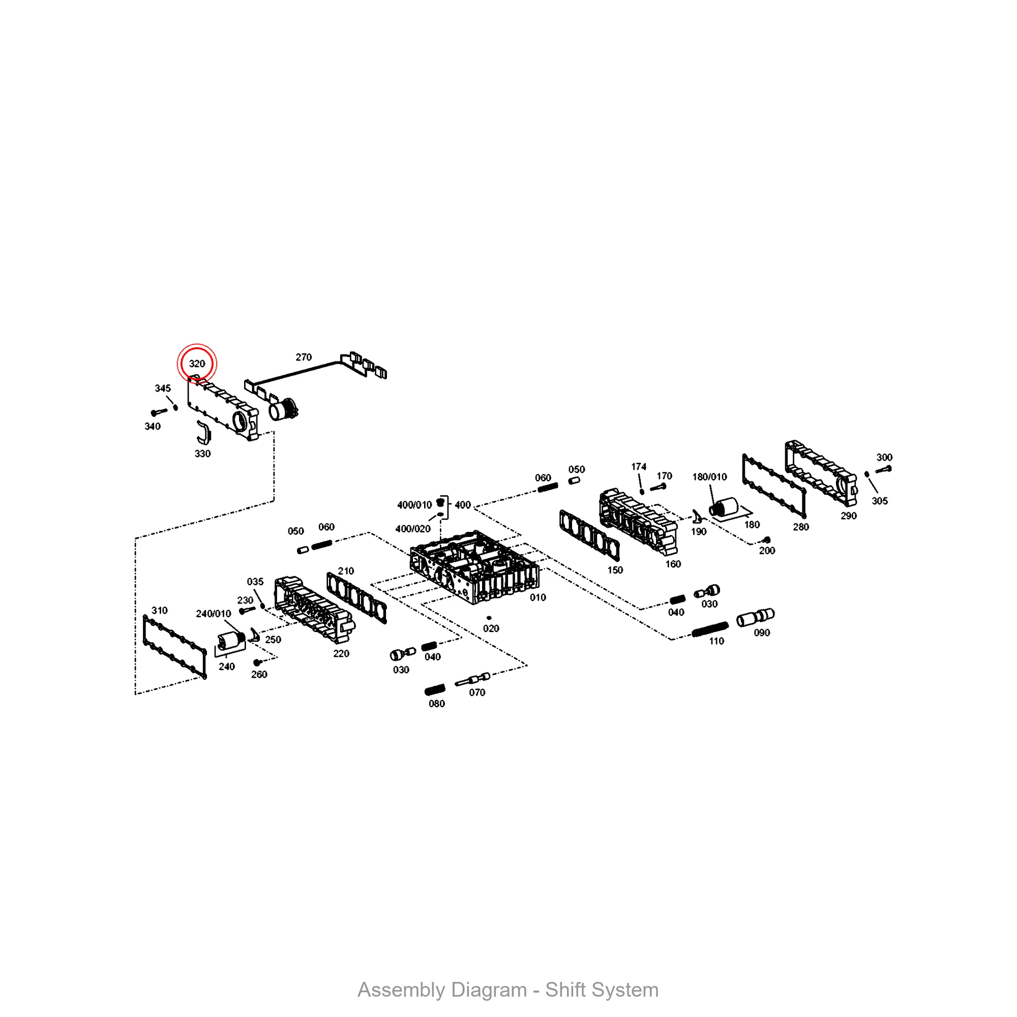 ZF 4656.306.040 COVER - Transmission Assembly Exploded View Diagram