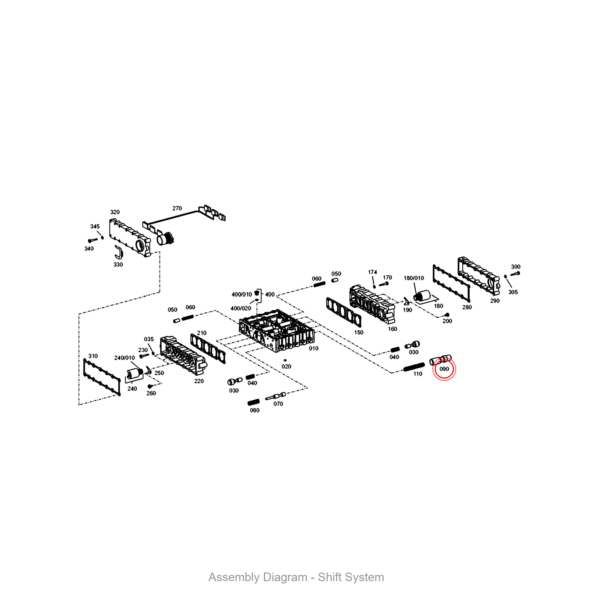 ZF 4656.306.089 PISTON - Transmission Assembly Exploded View Diagram