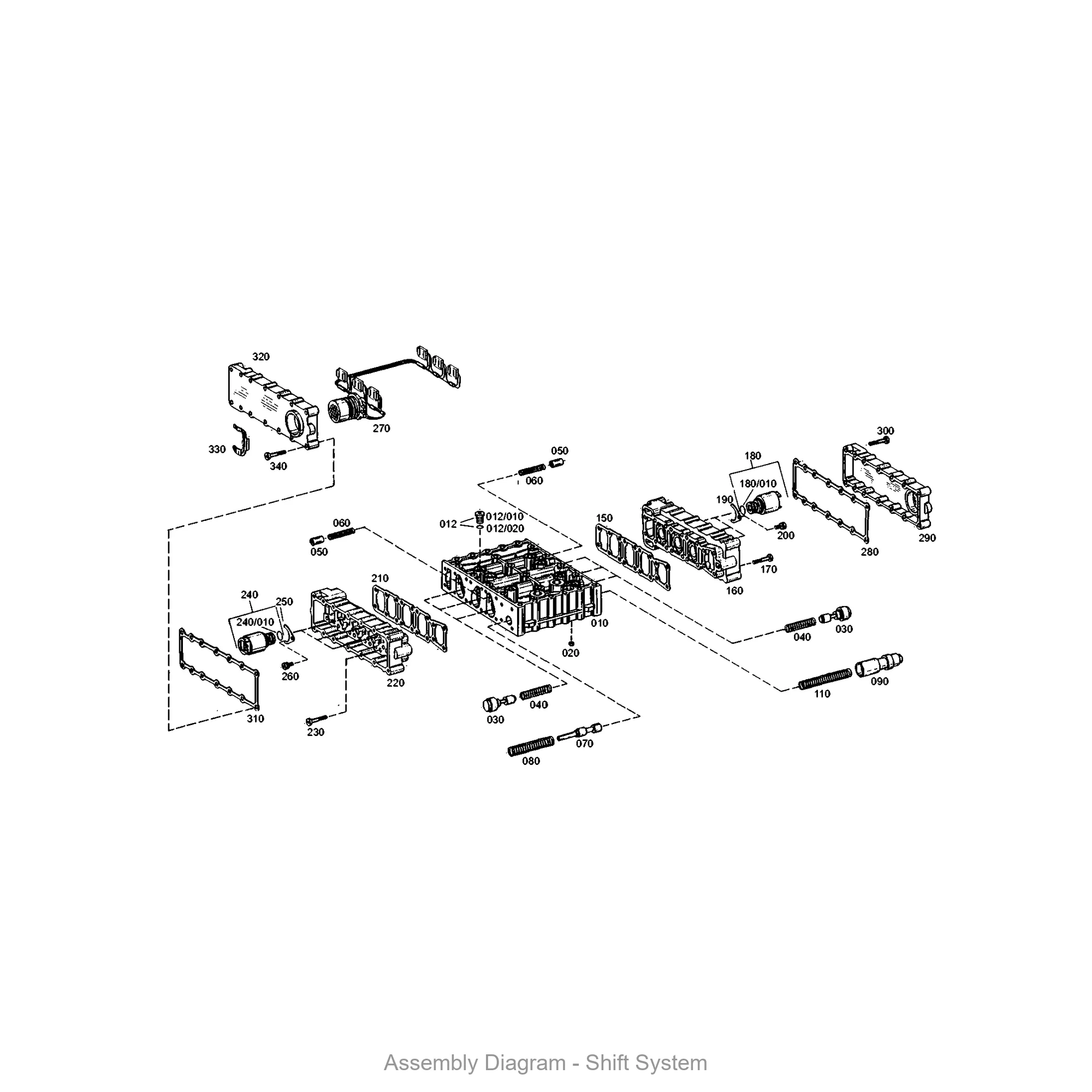 ZF 4656.306.127 GASKET - Transmission Assembly Exploded View Diagram
