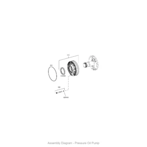 ZF 4657.122.005 PRESSURE OIL PUMP for WG115/WG131/WG160 | OEM Genuine Part product or diagram reference for RFQ confirmation
