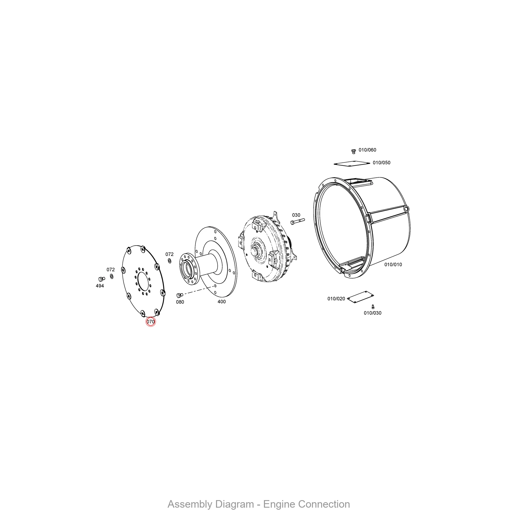 ZF 4657.230.030 DIAPHRAGM for WG160/WG190/WG210