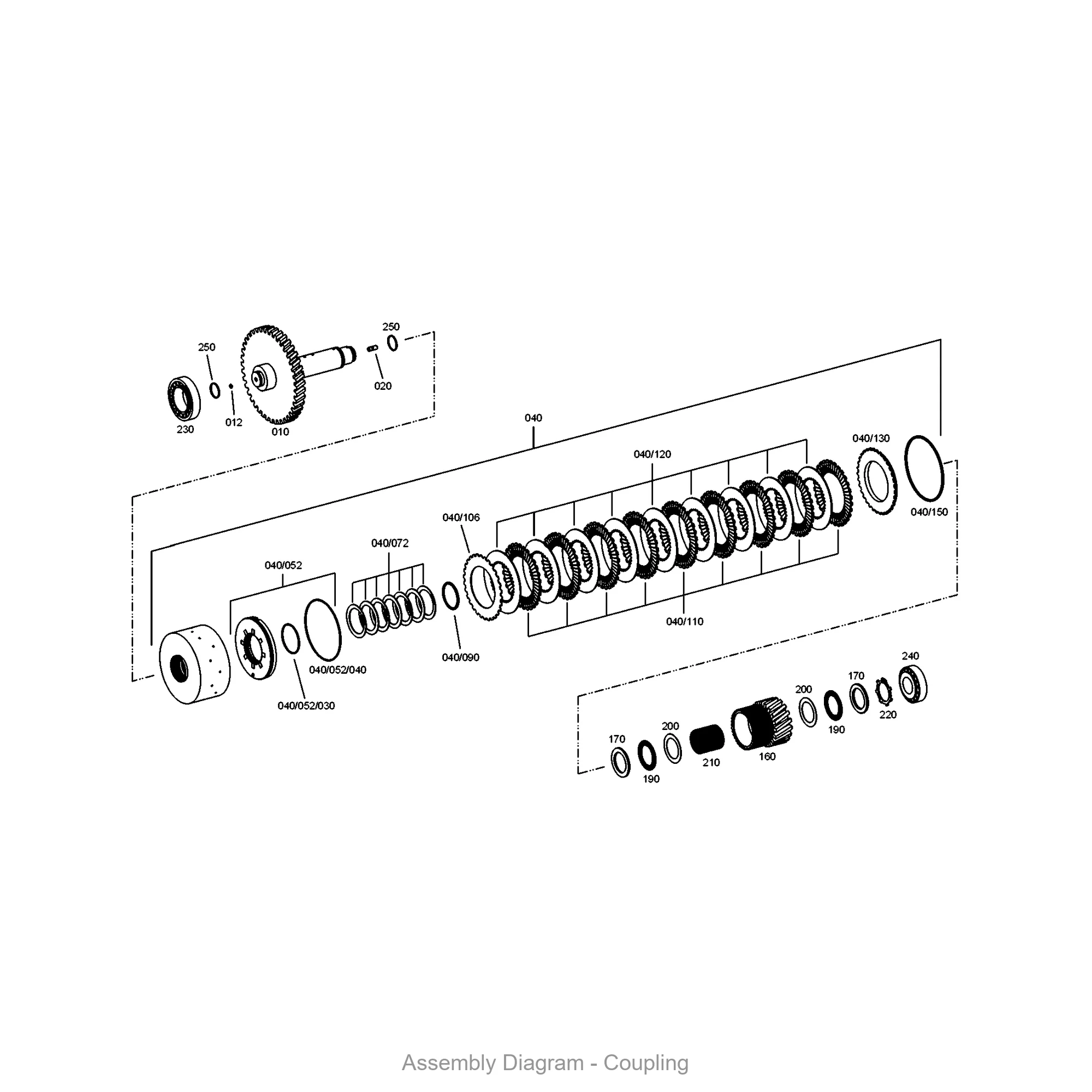 ZF 4657.271.008 PISTON for WG 190/WG 210