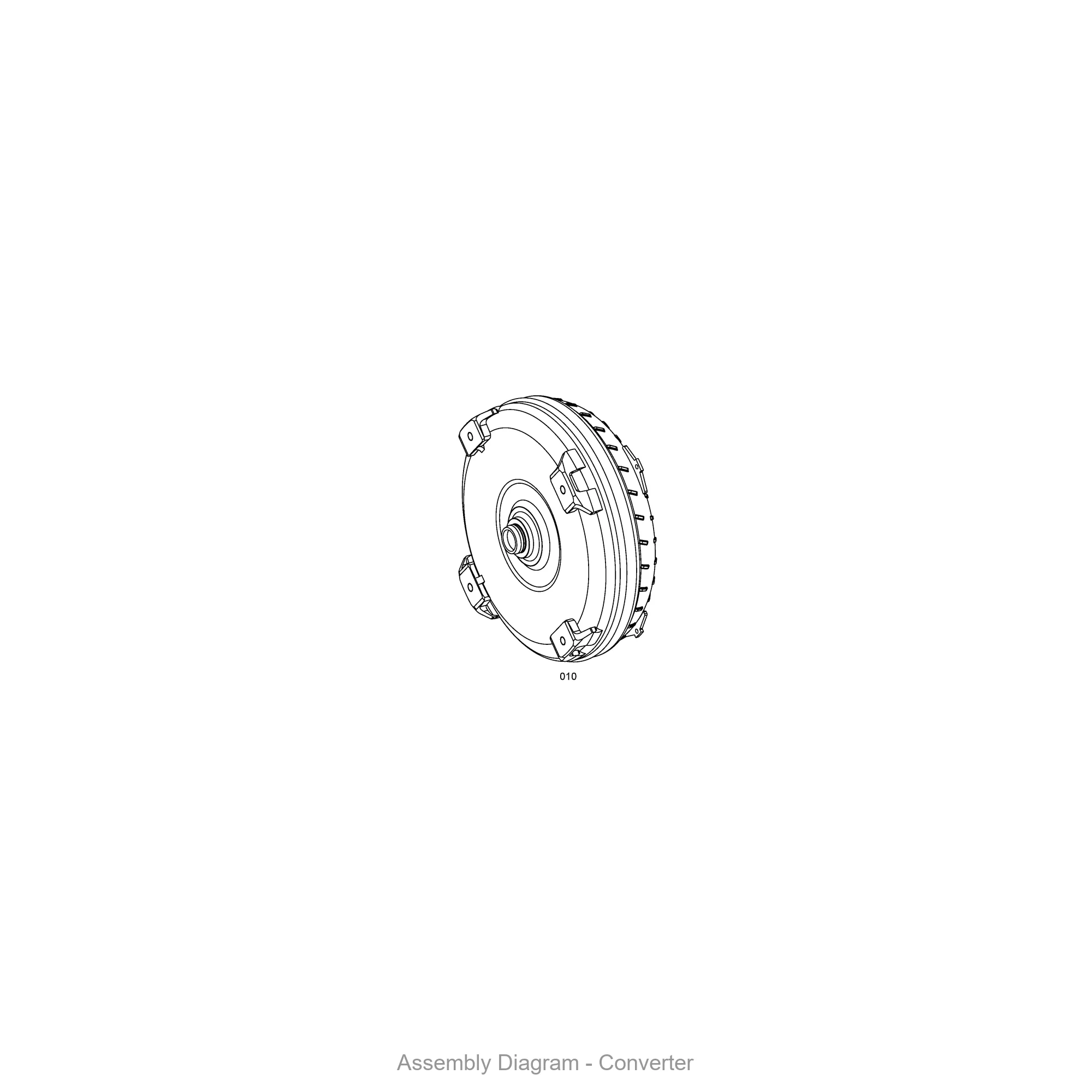 ZF 4681.034.004 CONVERTER BASICPOWER Transmission Assembly | Complete Unit - Genuine ZF Part
