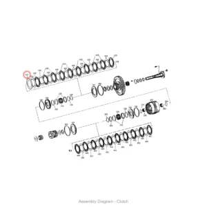 ZF 0501.332.093 OUTER CLUTCH DISK for WG100 | OEM Genuine Part