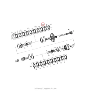 ZF 0501.332.095 OUTER CLUTCH DISK for WG150