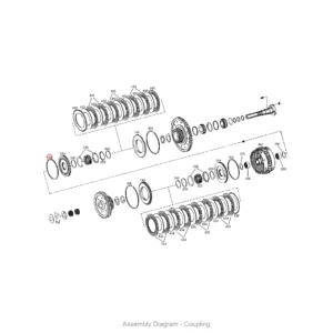 ZF 0501.338.222 PROFILE SEALING RING for WG200