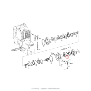 ZF 0630.502.044 RETAINING RING for WG150/WG65