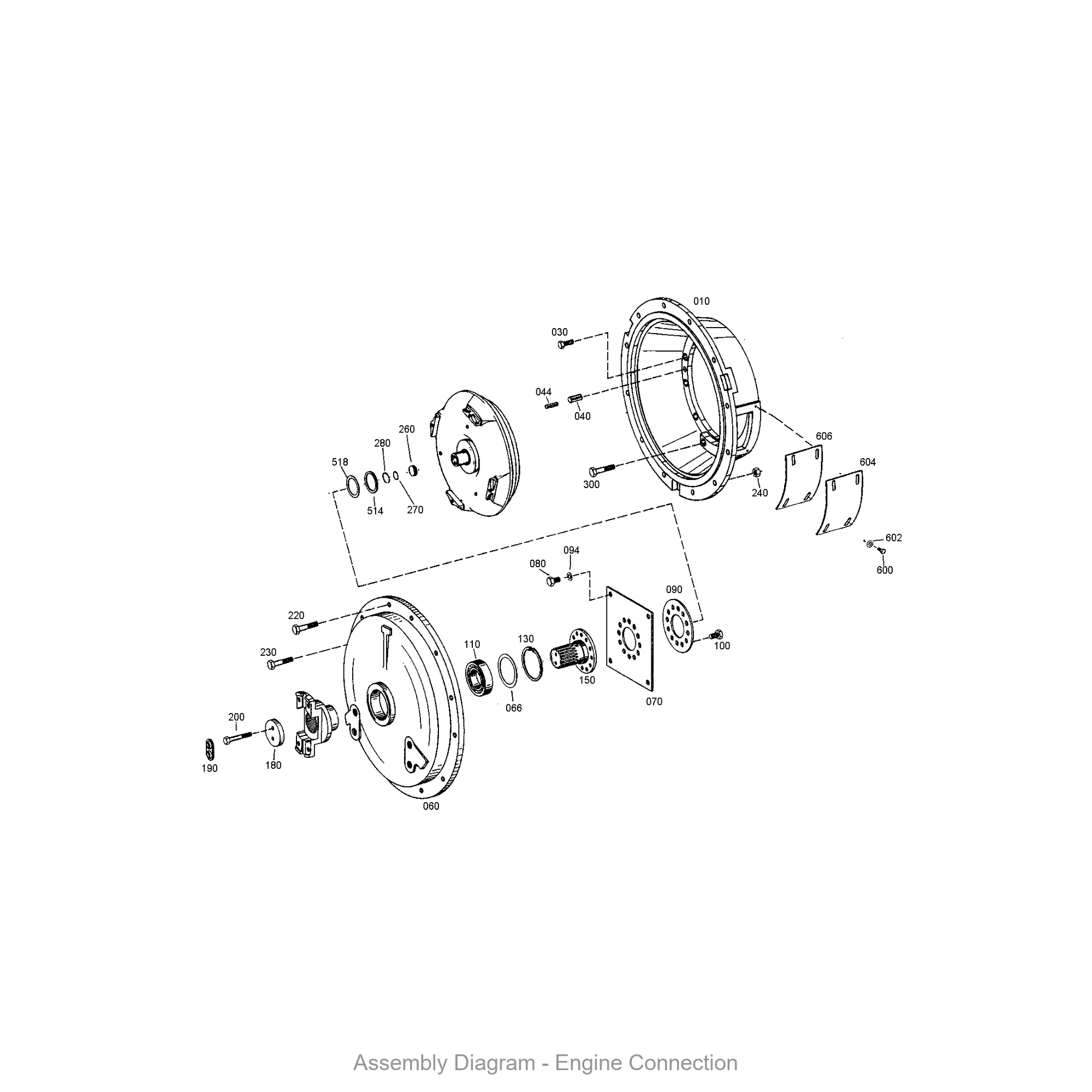 ZF 1405.319.055 SPACER RING - Transmission Assembly Exploded View Diagram