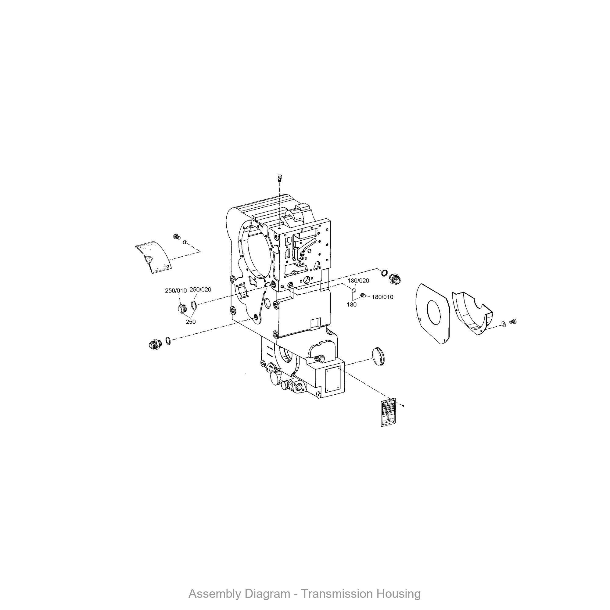 ZF 4475.280.078 ADAPTER - Transmission Assembly Exploded View Diagram