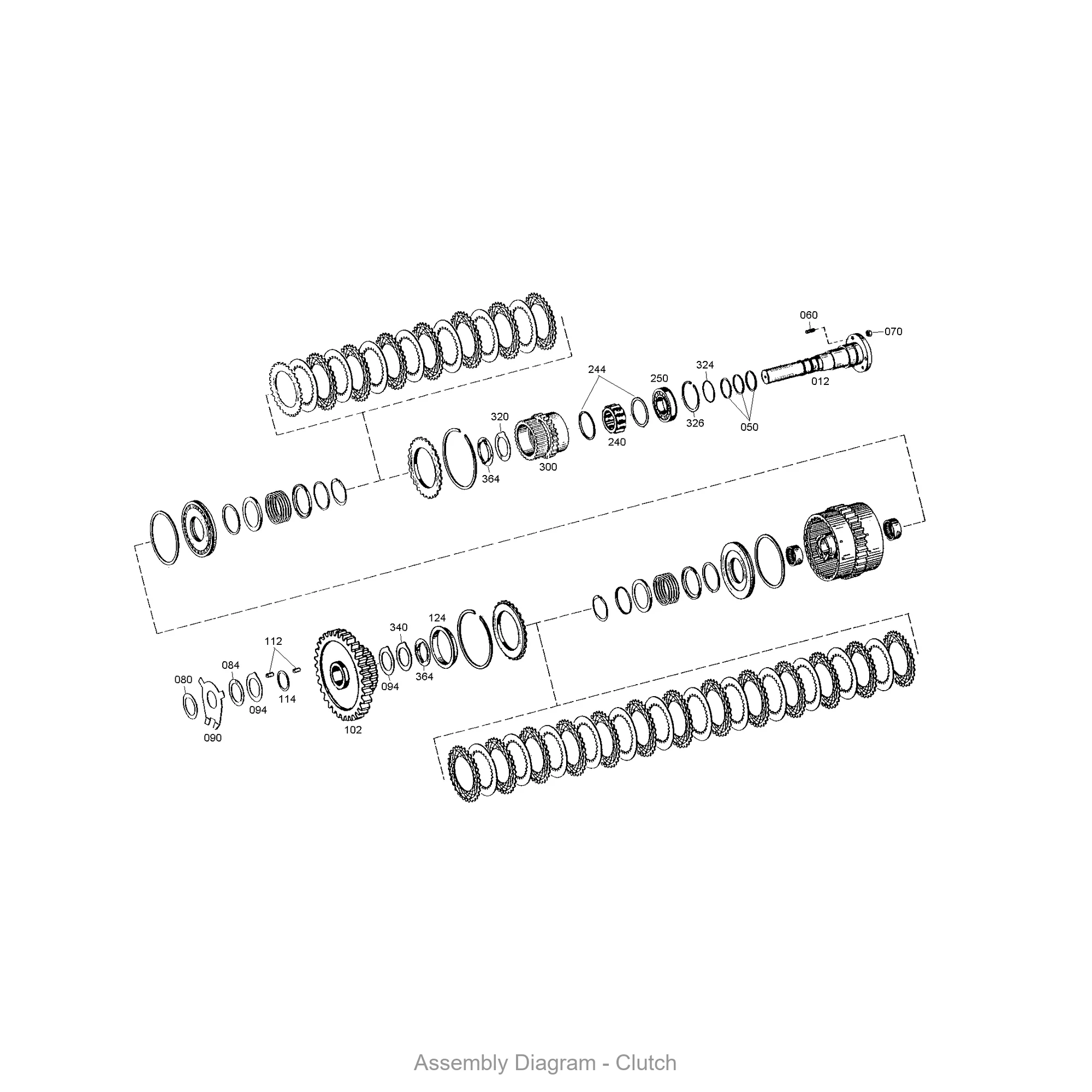 ZF 4642.351.042 AXLE for WG150 | OEM Genuine Part - Genuine ZF Part
